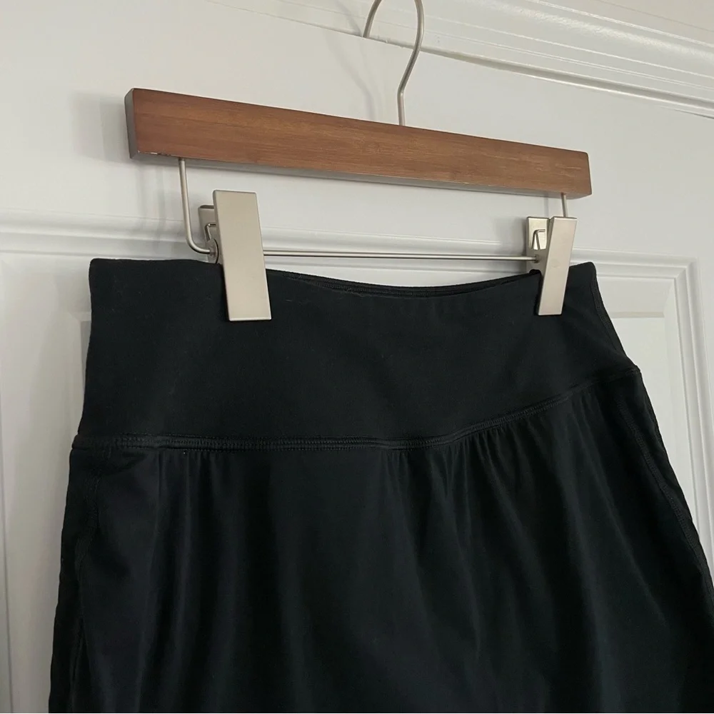 Zella Black Stretch Activewear Mini Skirt small - Picture 2 of 5